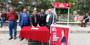 CHP Amasya’dan İmamoğlu’na Destek:  Semt Pazarında İmza Kampanyası