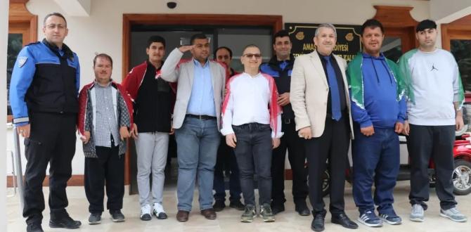 Engelliler Haftası Etkinliklerinde Temsili Askerlik Coşkusu