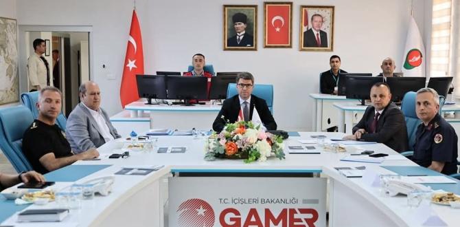 Amasya’da Güvenlik ve Acil Durumlar Koordinasyon Toplantısı Gerçekleştirildi