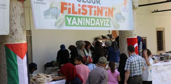 İsrail İşgali Altındaki Filistin’e  Amasya’dan Destek Eli