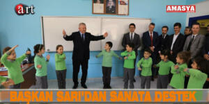 Başkan Sarı’dan sanata destek