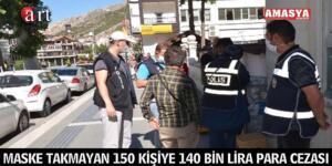 MASKE TAKMAYAN 150 KİŞİYE 140 BİN LİRA PARA CEZASI