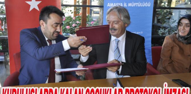 Kuruluşlarda Kalan Çocuklar İçin Protokol İmzası