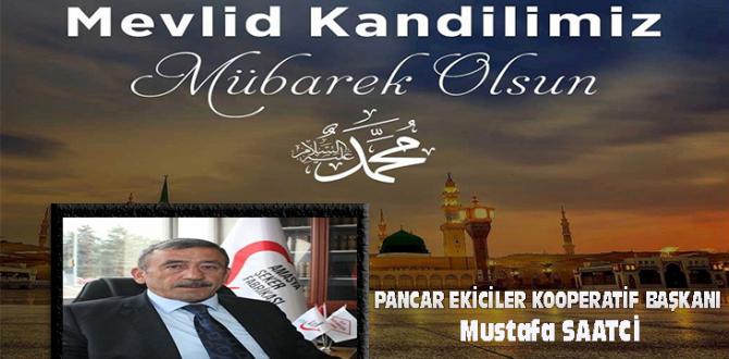 PANCAR EKİCİLER KOOPERATİF BAŞKANI MUSTAFA SAATCİ’NİN KANDİL MESAJI