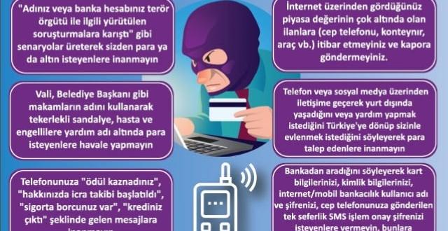 AMASYA EMNİYET MÜDÜRLÜĞÜ TELEFON DOLANDIRICILARINA KARŞI VATANDAŞI UYARDI