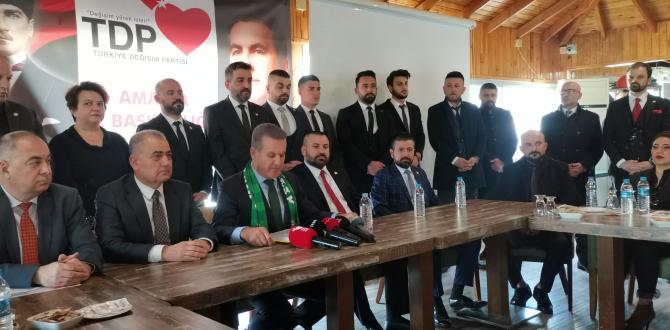 TÜRKİYE DEĞİŞİM PARTİSİ LİDERİ SARIGÜL AMASYA’DA