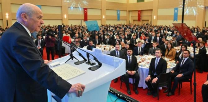 MHP LİDERİ DEVLET BAHÇELİ “TÜRK GENÇLİĞİ GELECEĞİN YOL HARİTASINI BELİRLEYECEKTİR