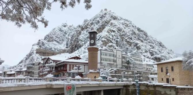 Amasya’ya Doğru Kar Geliyor!